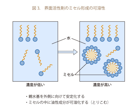 水と油が仲良く同居 ―乳化と可溶化― | 日本化粧品工業会